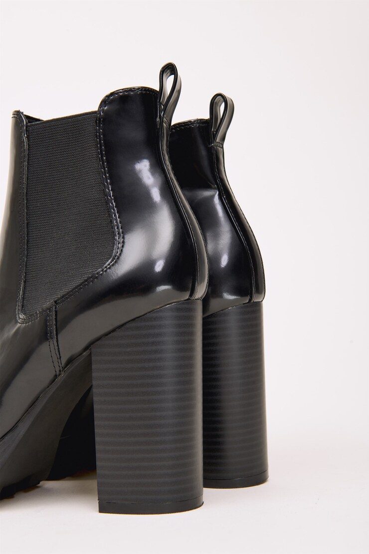 Chelsea Hiker Boots  Black  large