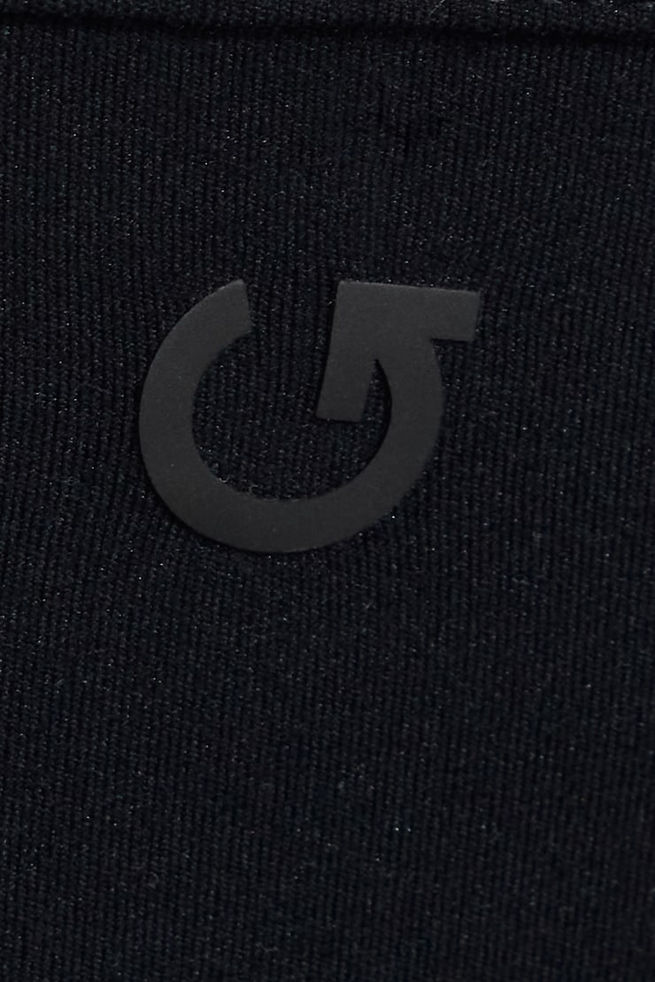 Ribbed Active Top, Jet Black/Snow White, large