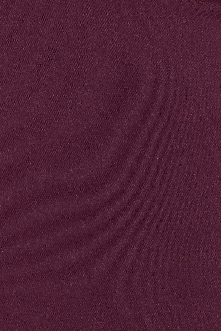 Sleek Plunge Cup Cami Top, Fig Fantasy Maroon, large