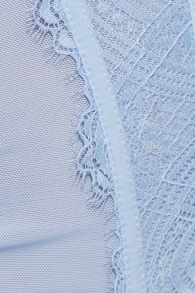 Chrishell Lace Mesh Bustier sandbox copy uk, Serenity Blue, large