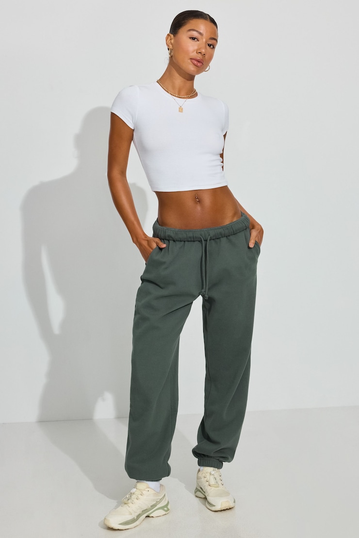 UltraFleece Boyfriend Sweatpants, Urban Chic Green, large
