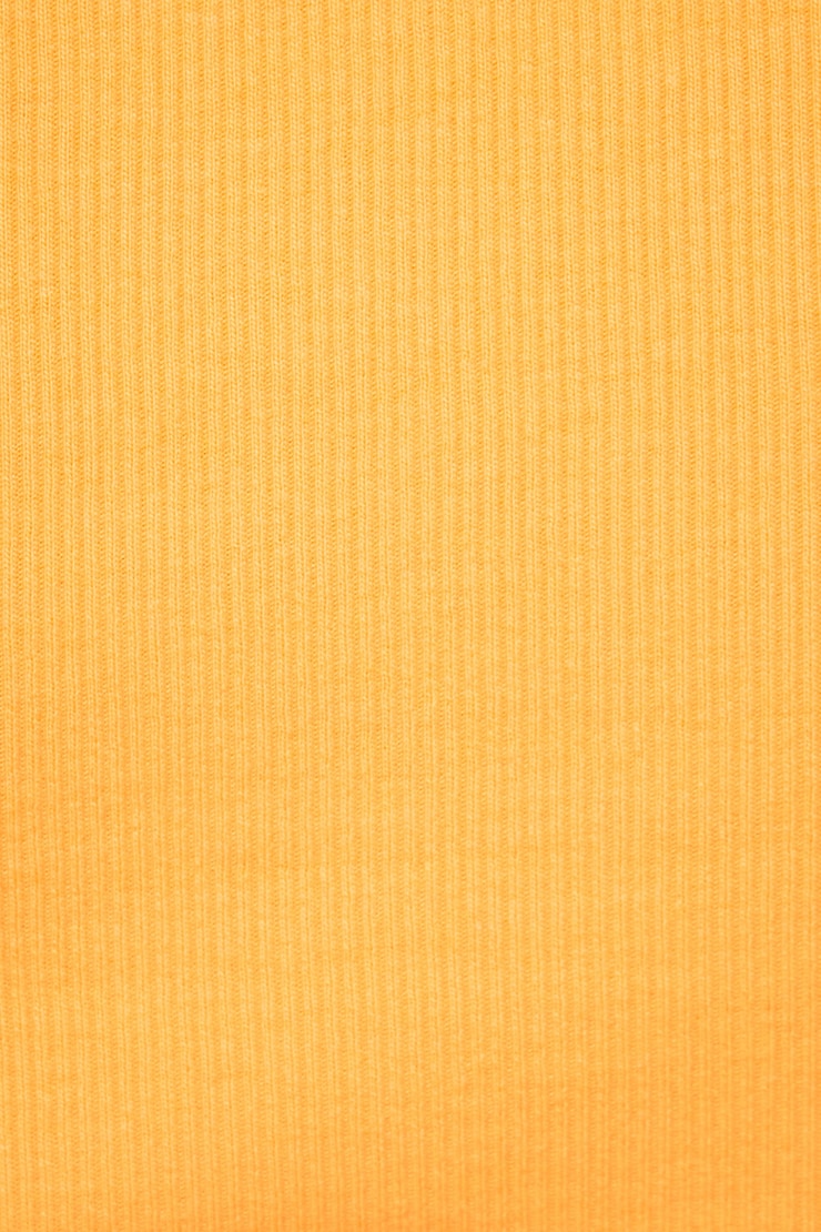 Keri Ribbed Baby T Shirt Papaya Meringue Orange large