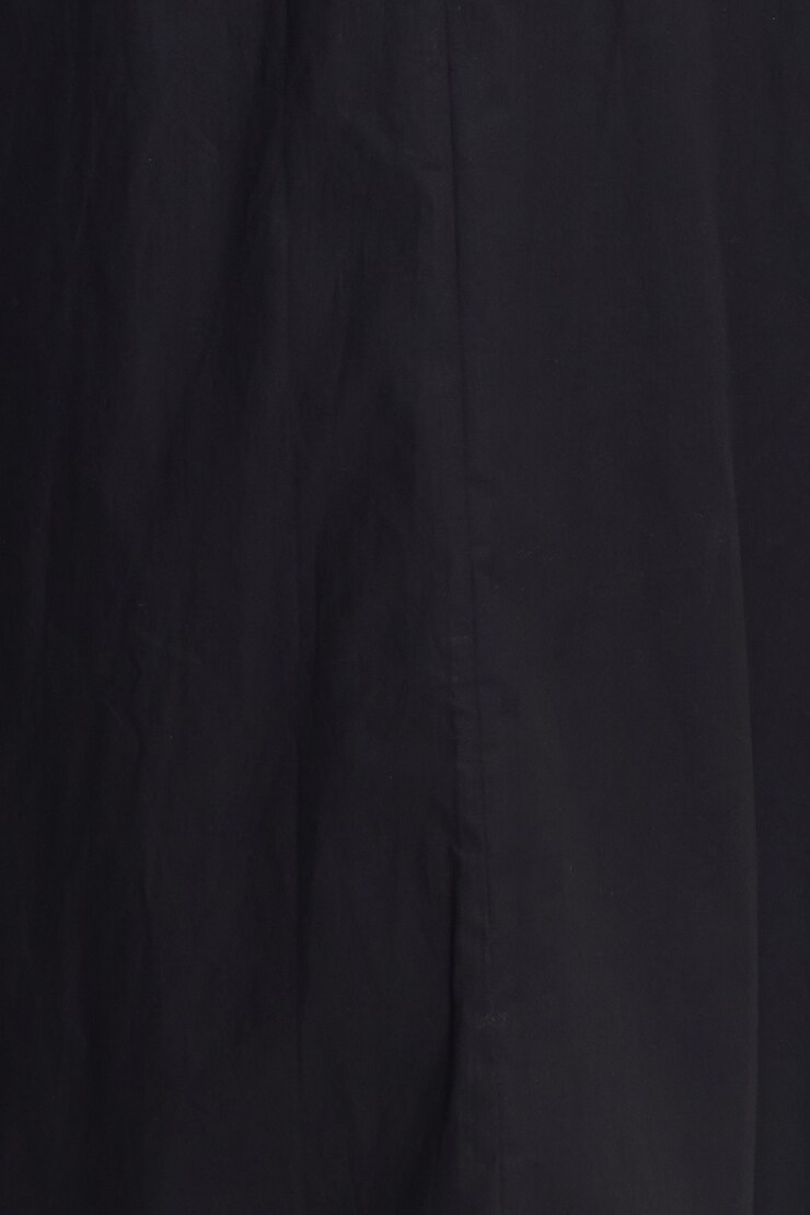 Bustier Poplin Maxi Dress Jet Black large