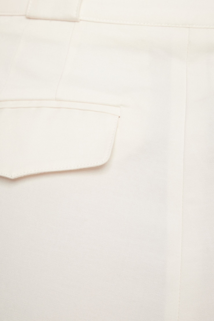 Belted Straight Leg Pants Sea Salt Beige large