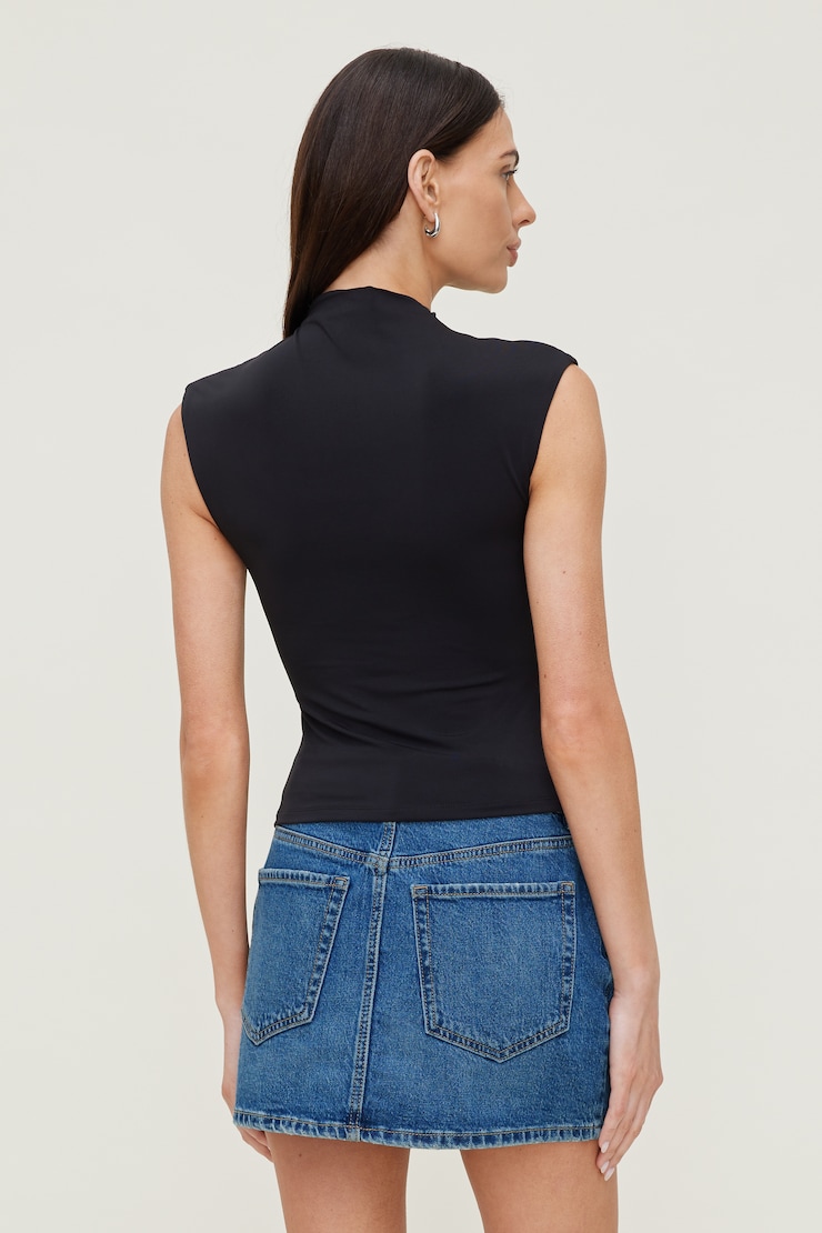 Sculpt Shirred T Shirt