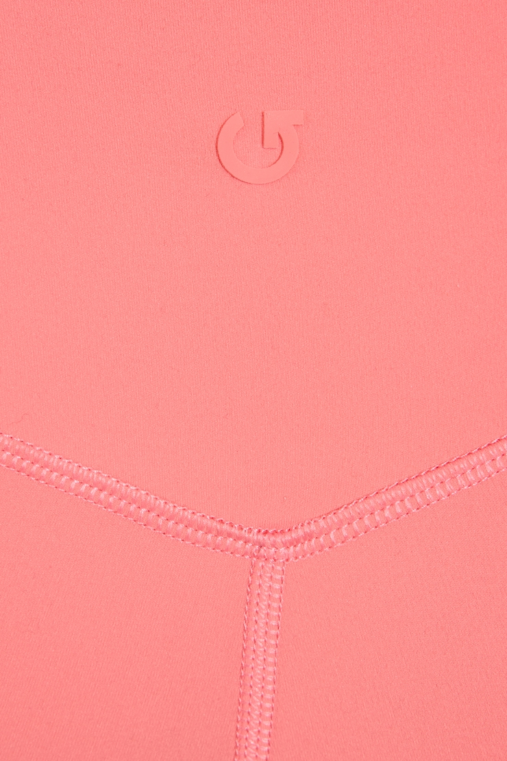 Active Booty Shorts, Coral Star Orange, large