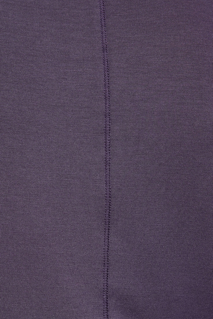 Smooth Oversized Long Sleeve Crop Top, Perky Plum Purple, large