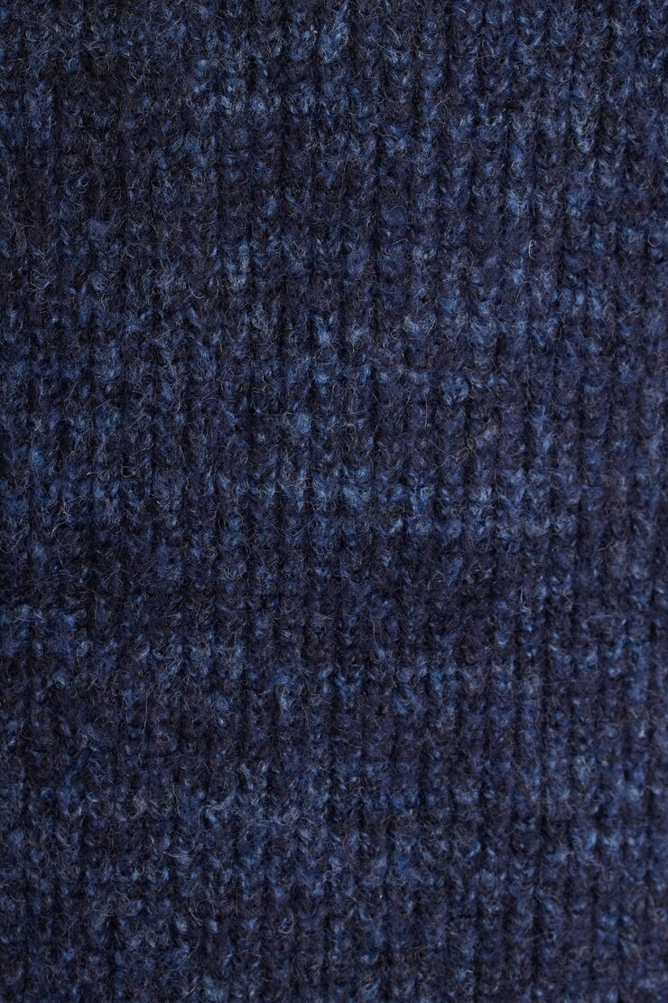 Half Button Sweater Orion Blue large