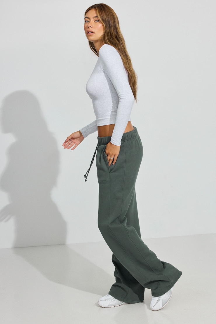 UltraFleece Straight Leg Sweatpants, Urban Chic Green, large