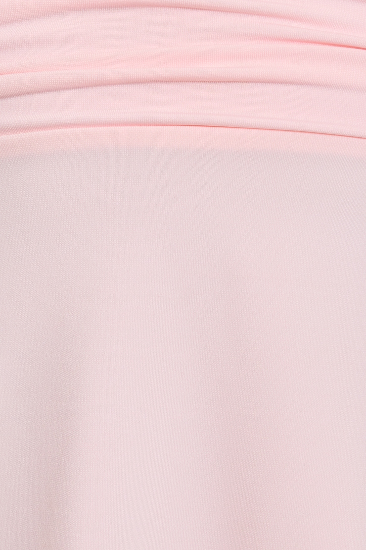 Plunge Halter Hankerchief Top, Parfait Pink, large