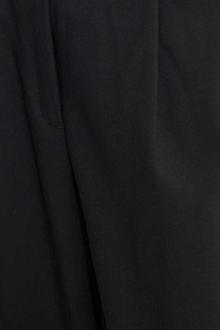 Sofia Pleated Straight Pants Jet Black  large