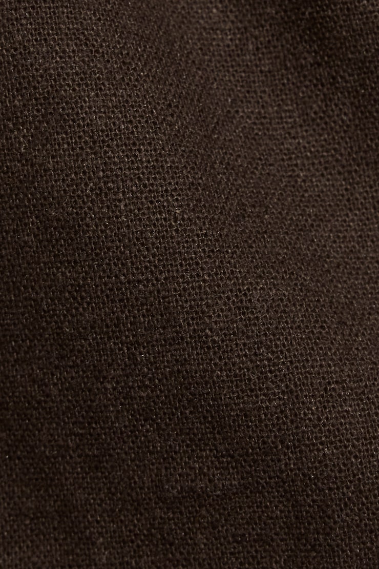 Linen Flyaway Halter Top, Armadillo Brown, large