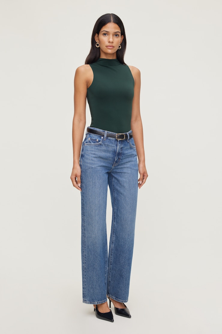Sculpt Mock Neck Bodysuit