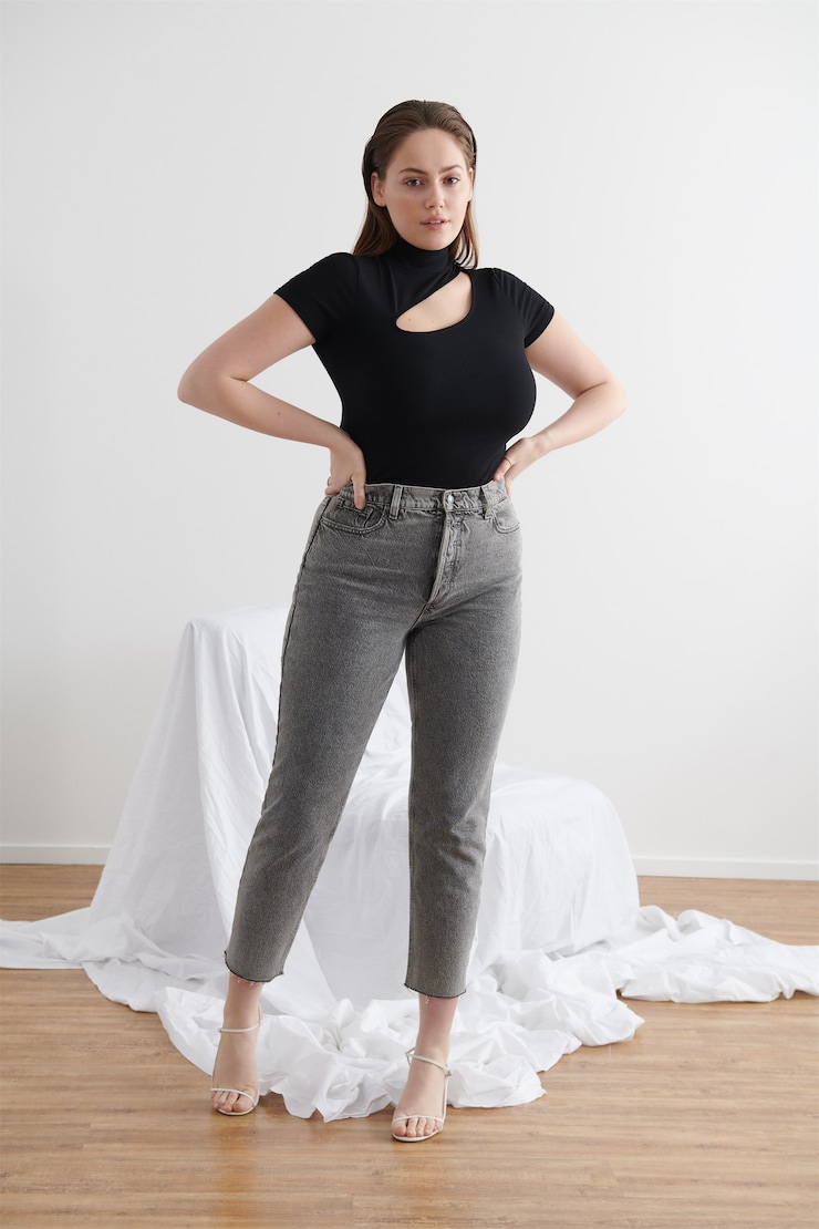 ETHOS | Rosie Slim Leg Ankle Jeans Lunar Surface large