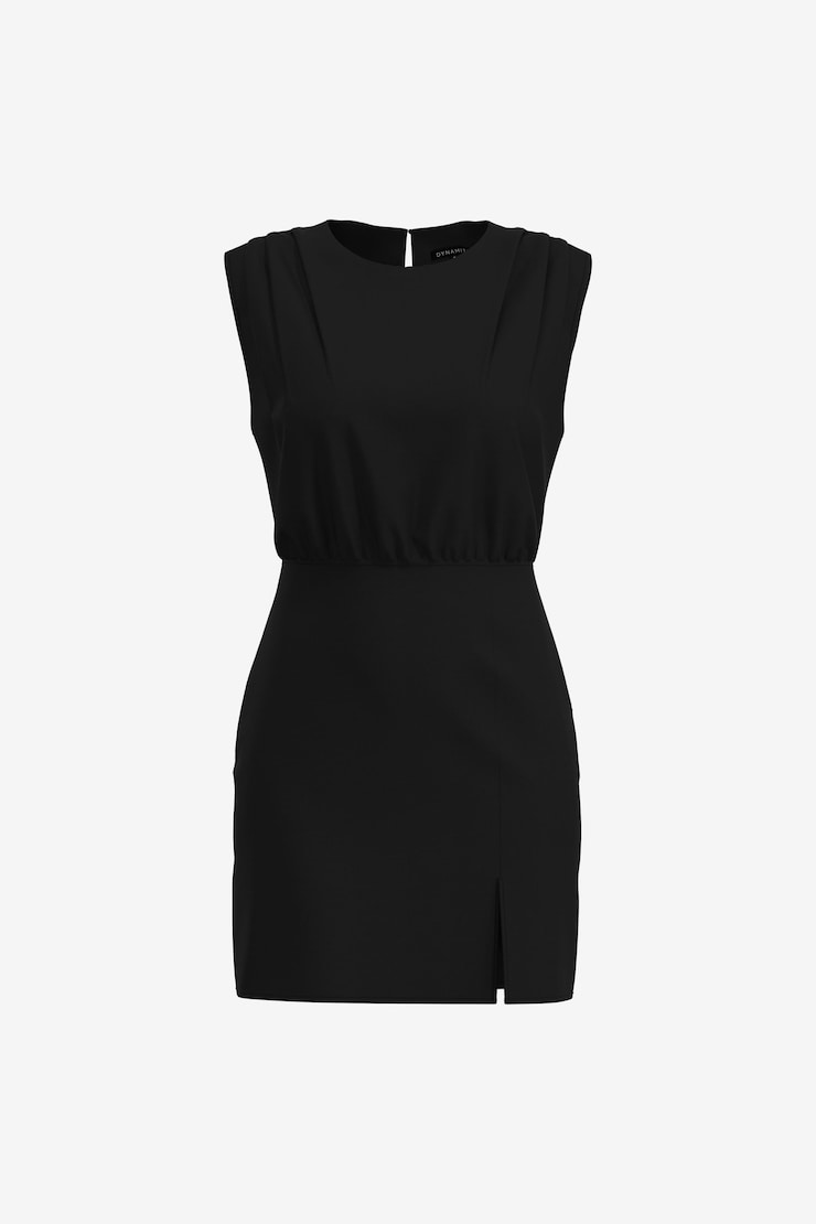 Sleeveless Mini Dress Jet Black large