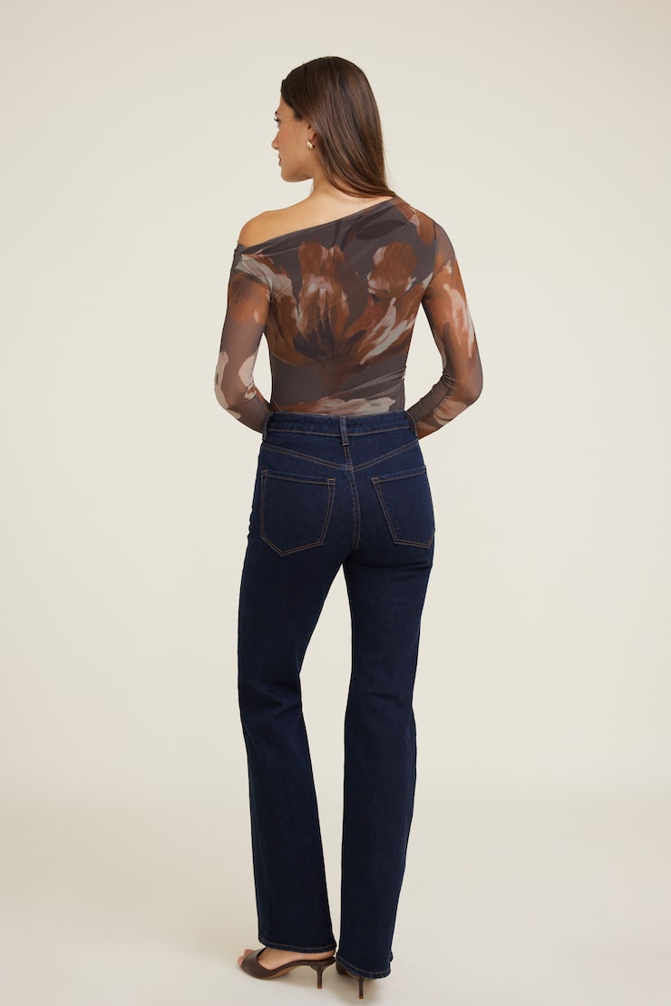 Elodie Stretch High Rise Bootcut Jeans Saranac Blue large
