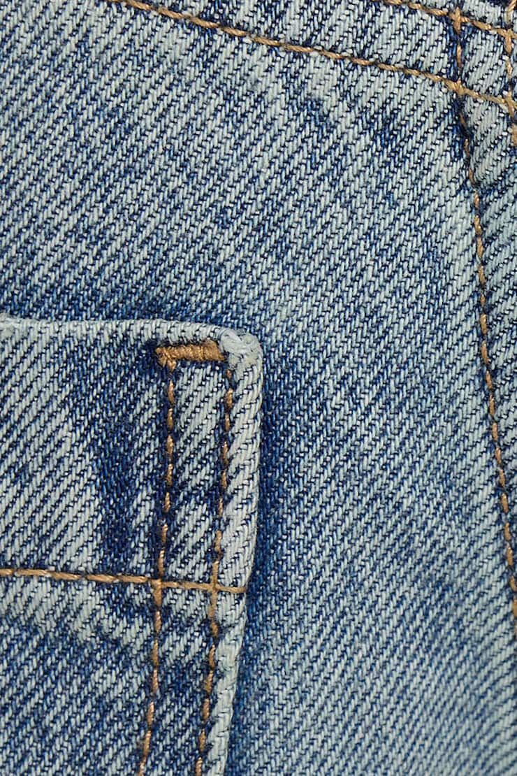 Low Rise Baggy Cargo Jeans, Indigo/Medium Light, large