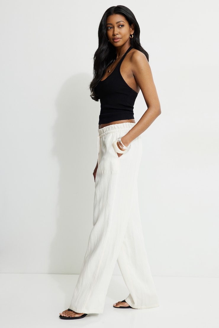 Blake Straight Pull On Pants Sea Salt Off-White large