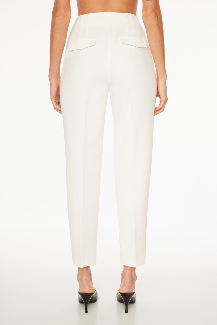 Kendall Side Zip Slim Pants  Bright White large