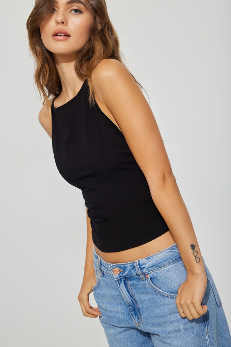 トップス draw drawers boat neck tanktop draw drawers Cotton Boatneck Tanktopの通販 by nia｜ラクマ