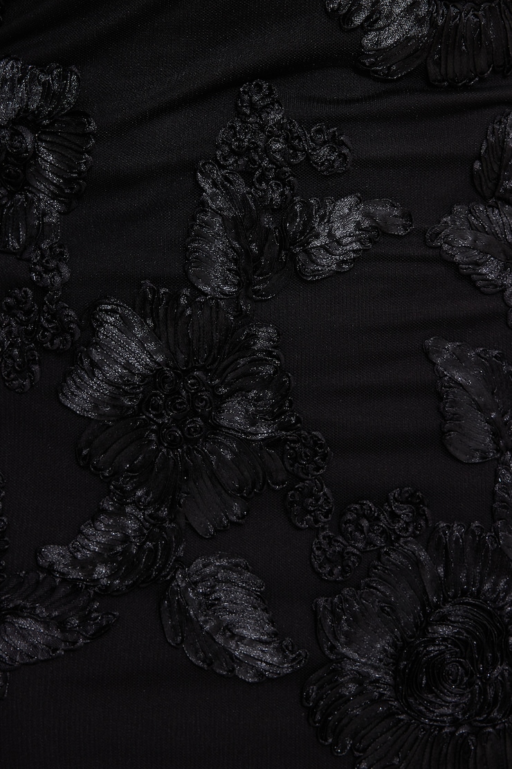 Elisa Midi Tube Dress Jet Black large