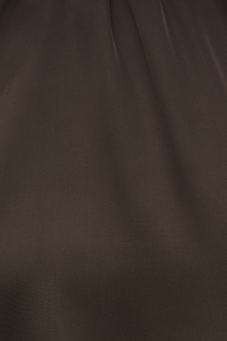 Paloma Bubble Satin Halter Blouse