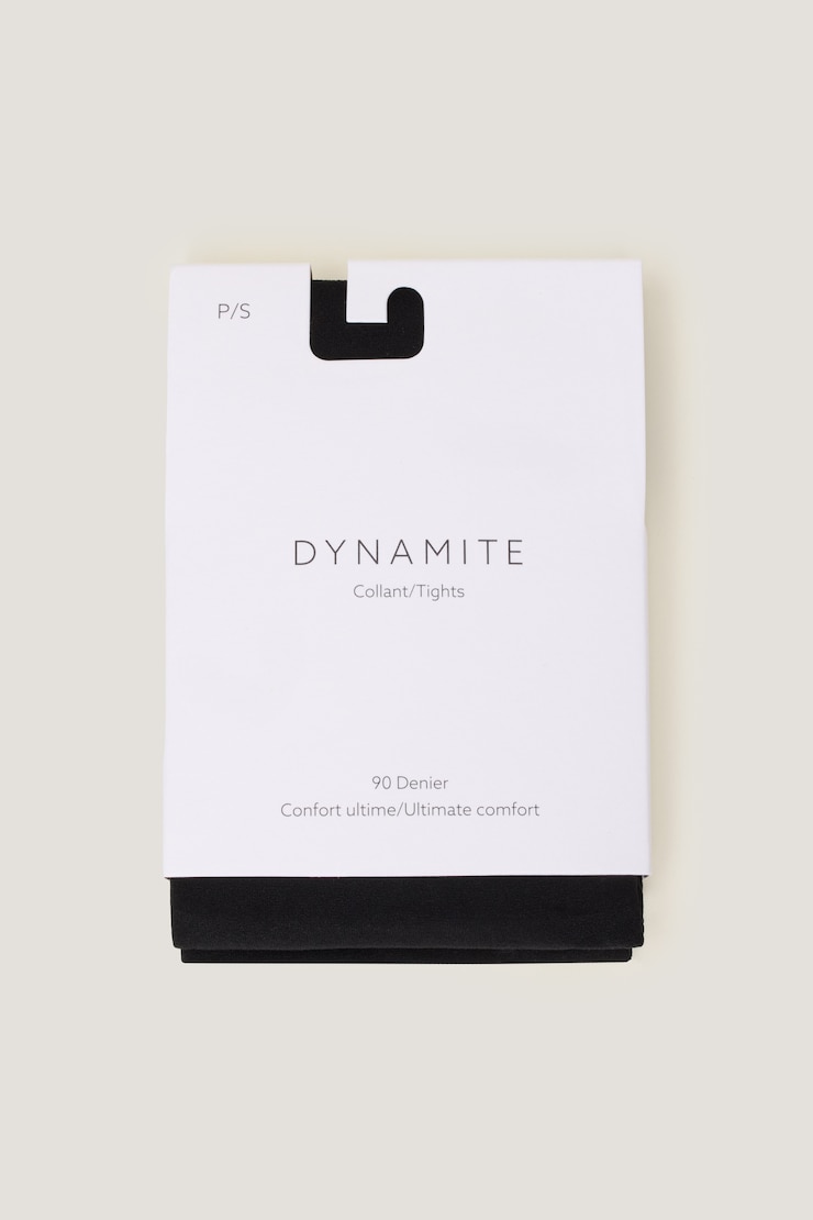 Opaque Basic Tights Jet Black large
