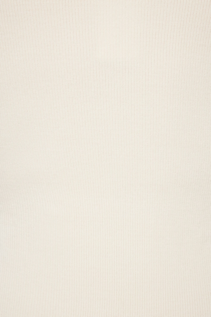 Mock Neck Sweater Mini Dress Sea Salt Off-White large