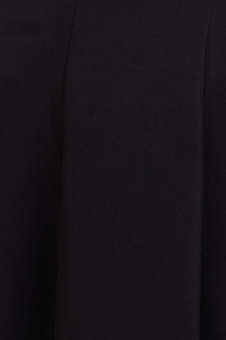 Mix Media Umbrella Mini Dress Jet Black large