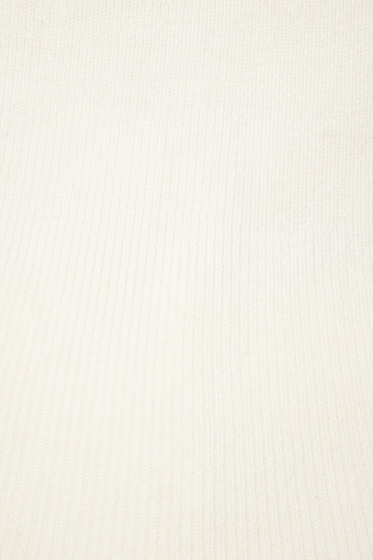 Camisole en tricot à dos croisé Blanc éclatant large