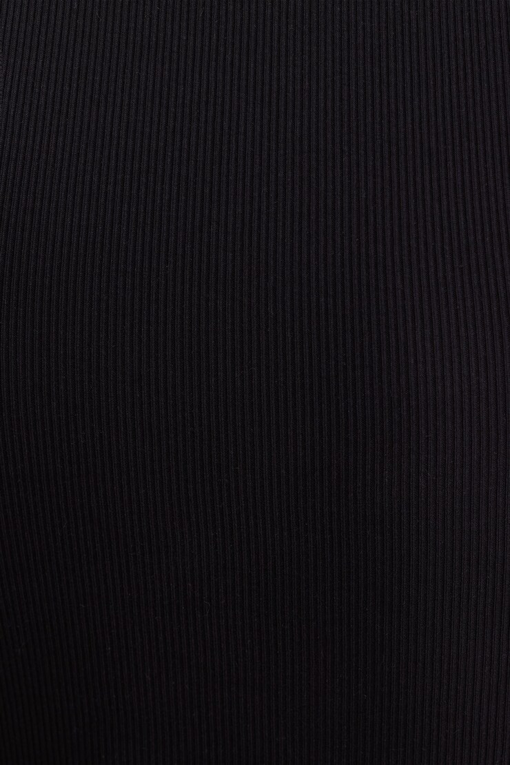 Tedi Ribbed Tank Top  Jet Black  large