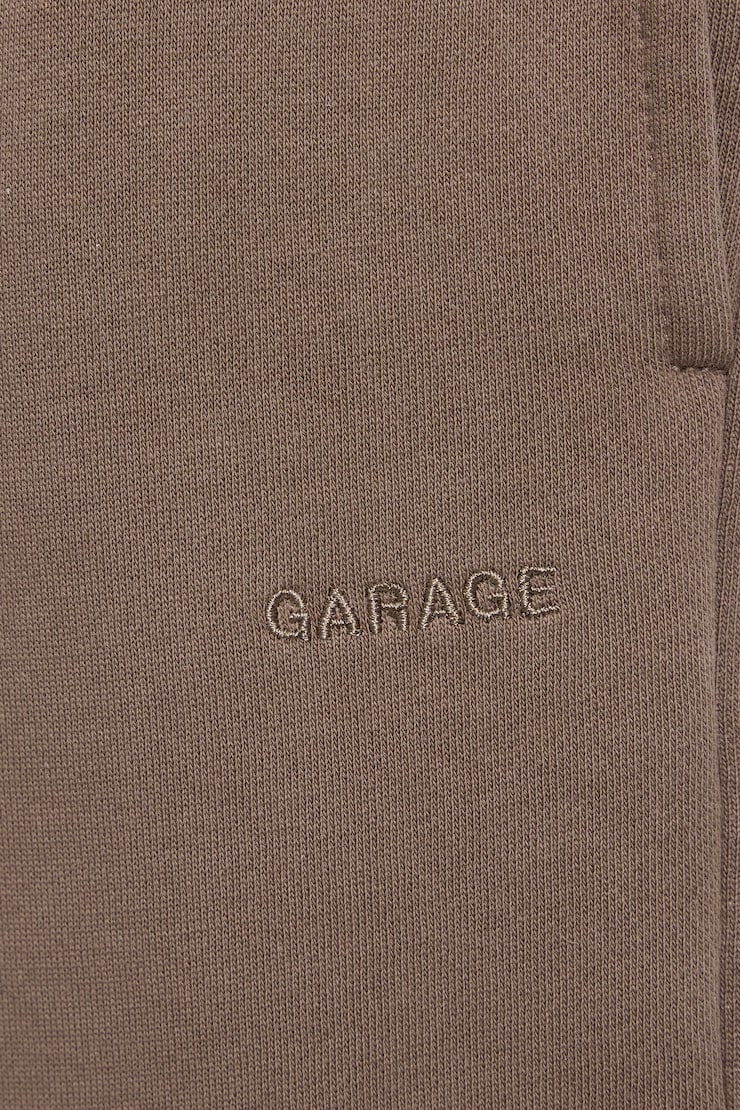 UltraFleece Cargo Sweatpants, Washed Wild Mushroom Brown, large