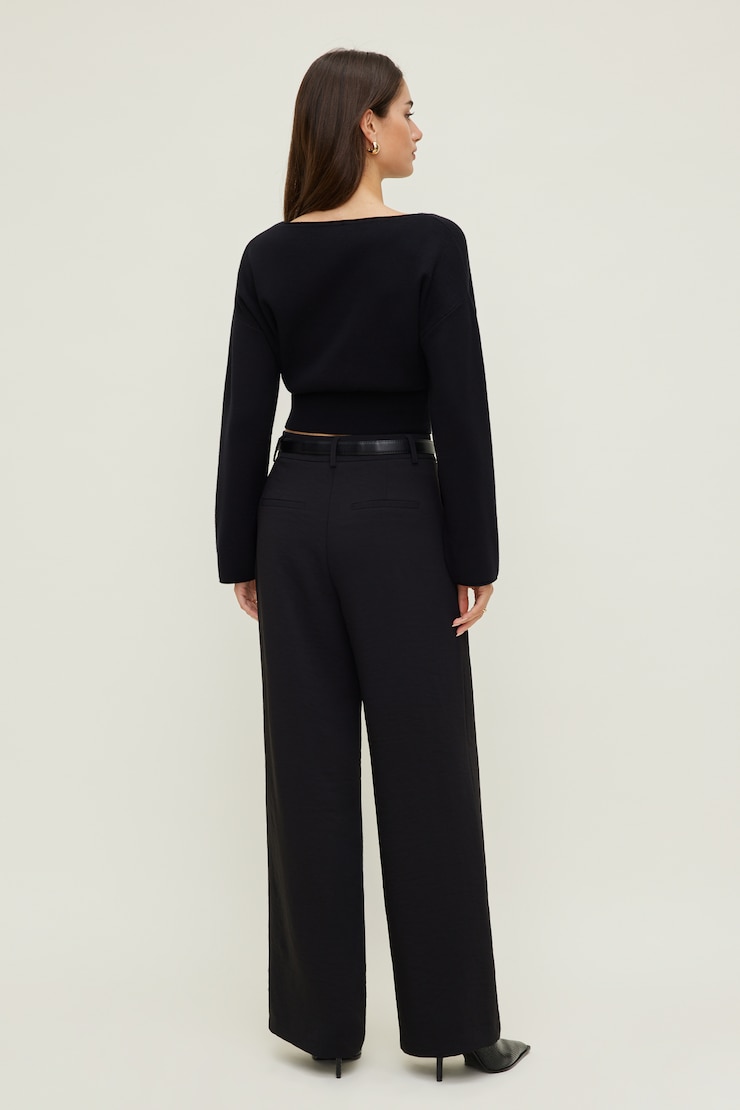 Alex Airflow Wide Leg Pants Airflow Jet Black large
