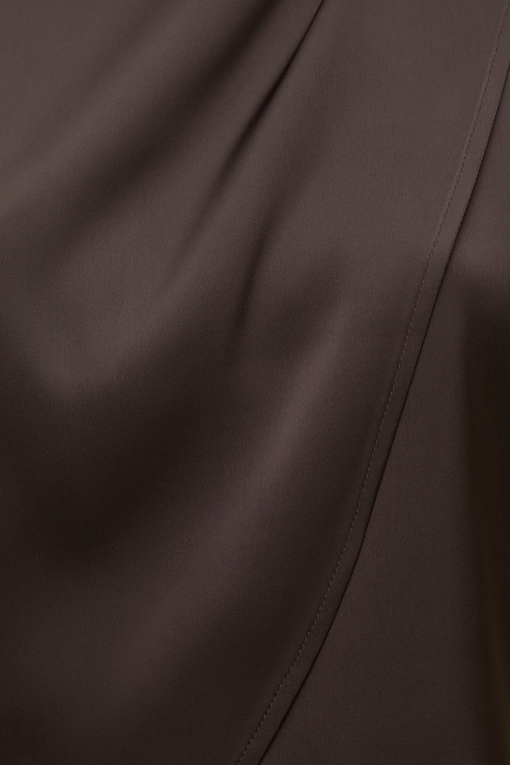 Blouse superposée en satin Ella