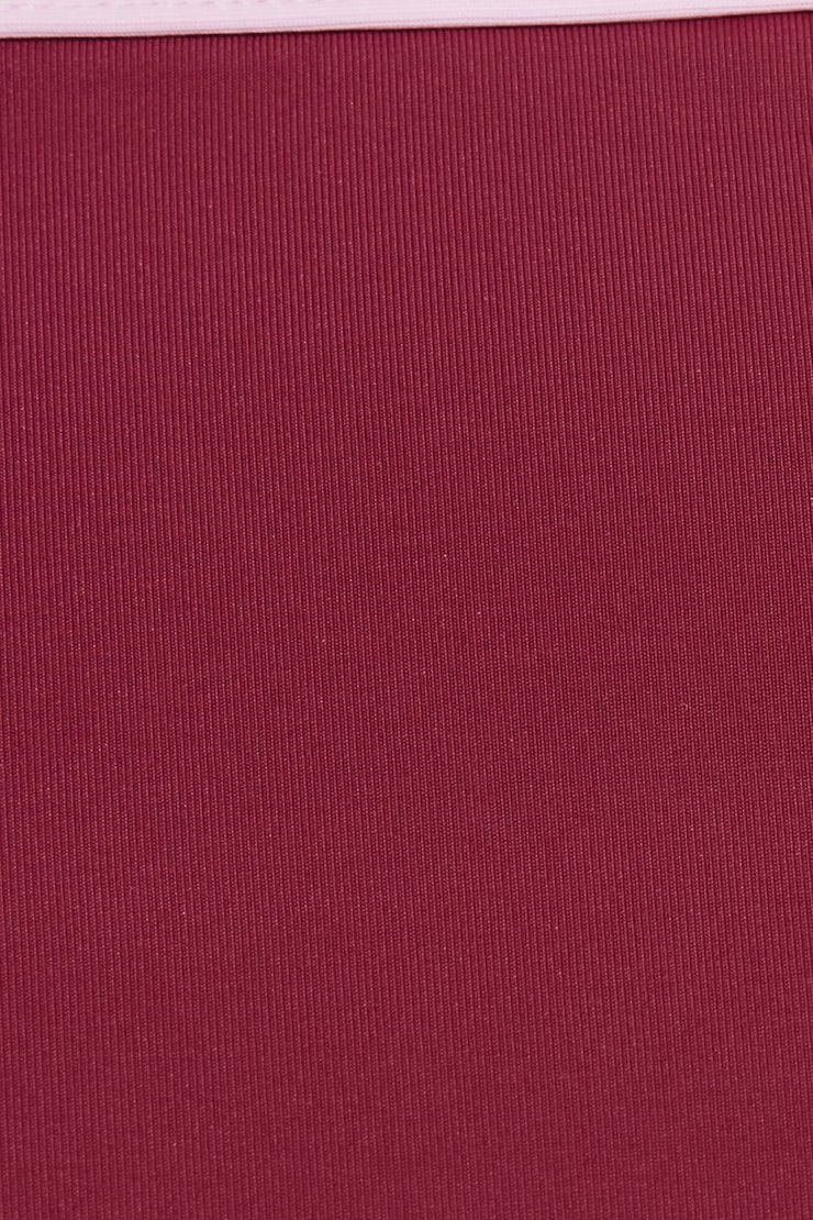 Slider Triangle Bikini Top, Pink Lady/Beet Red, large