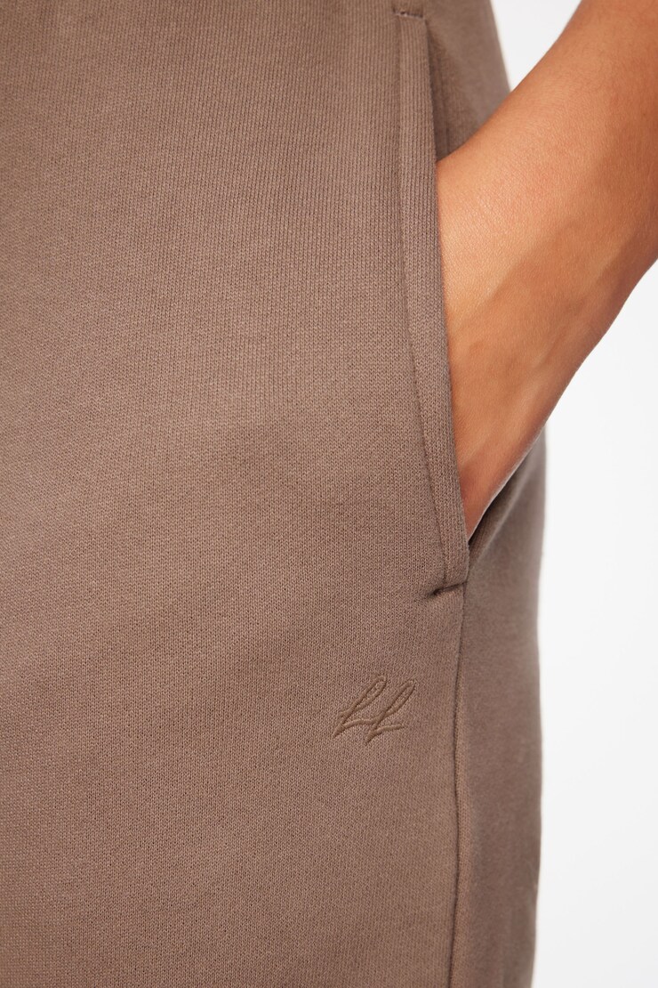 Fleece Jogger Pants Deep Taupe large