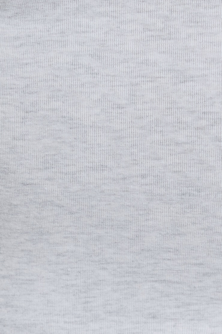 Cotton Sleek V-Neck Cami Top, Spring Grey Mix, large
