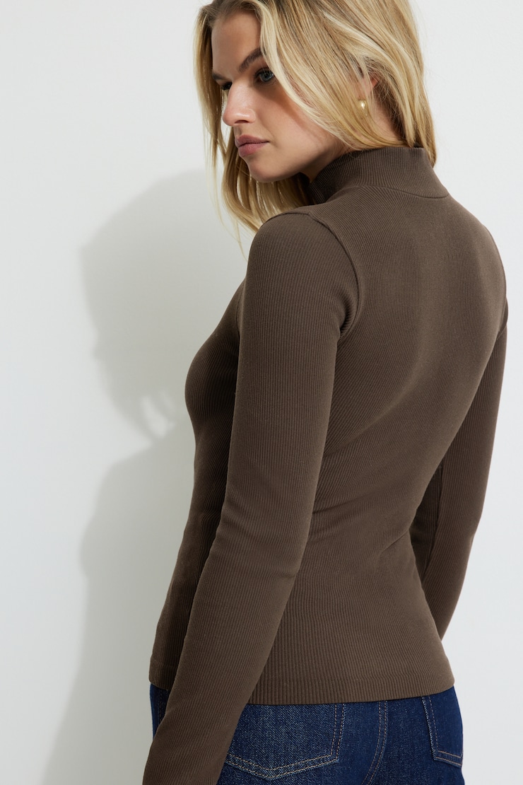 Seamless Long Sleeve Top Java large