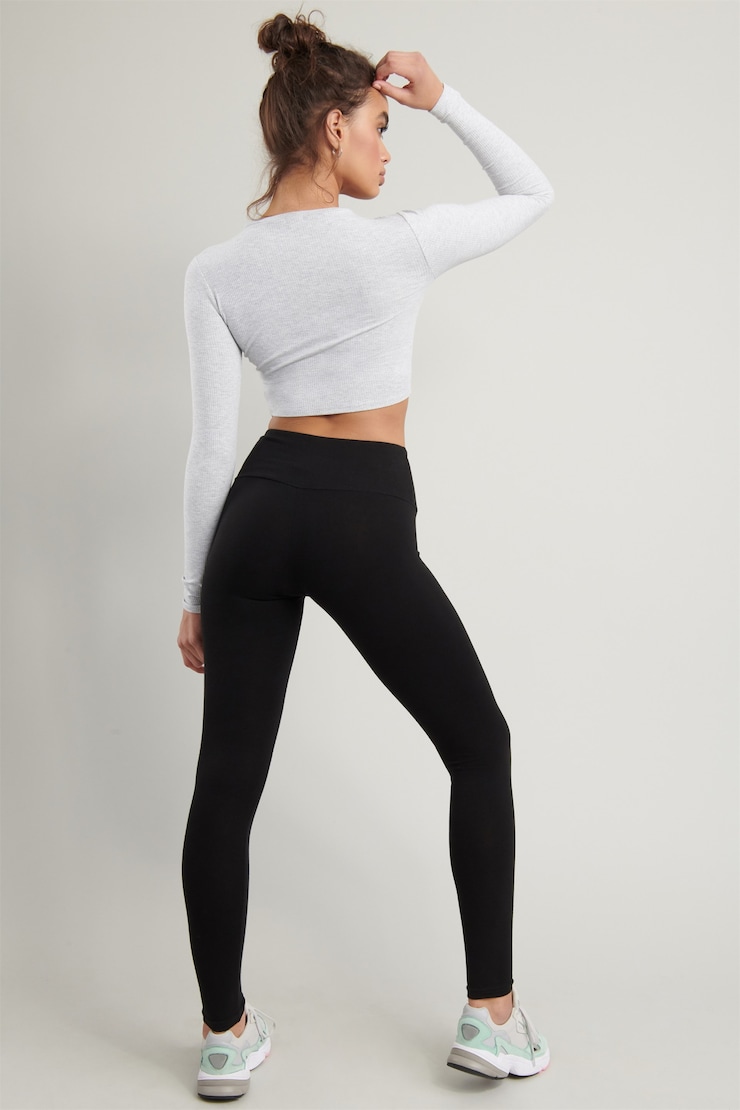 Favorite High Rise Leggings, Jet Black, large