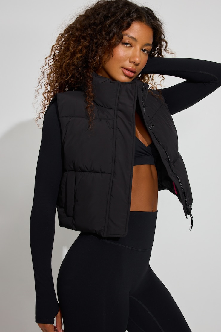Cropped Puffer Vest photo 2