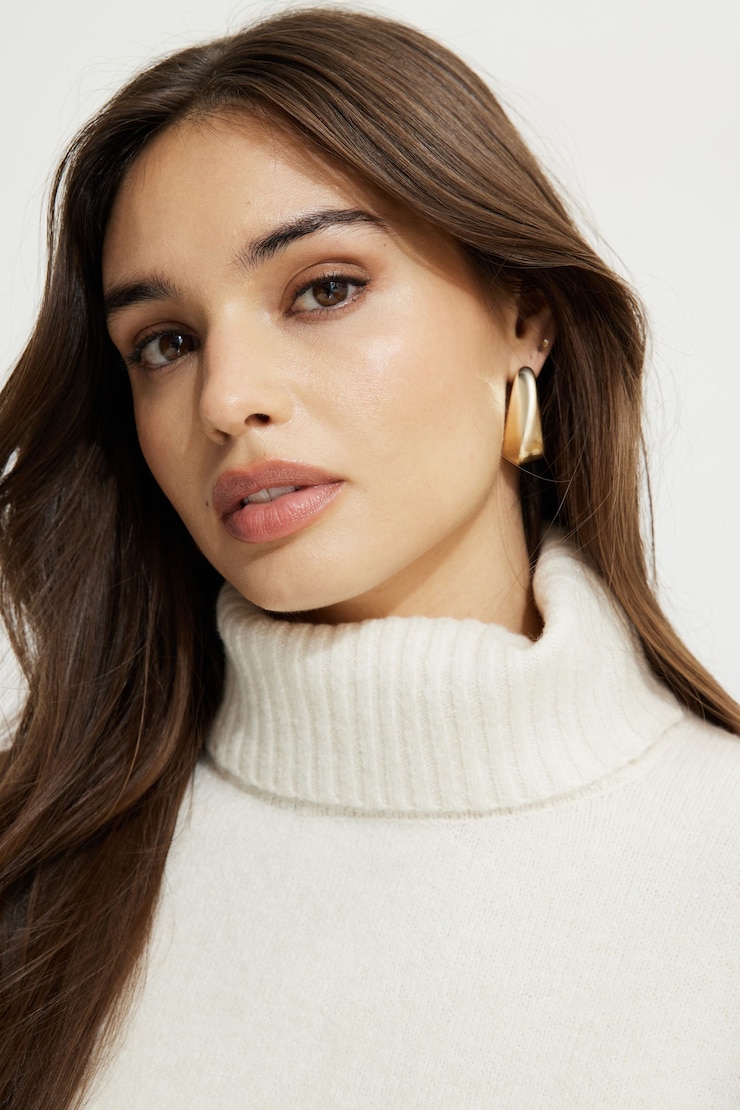 Folded Teardrop Earrings