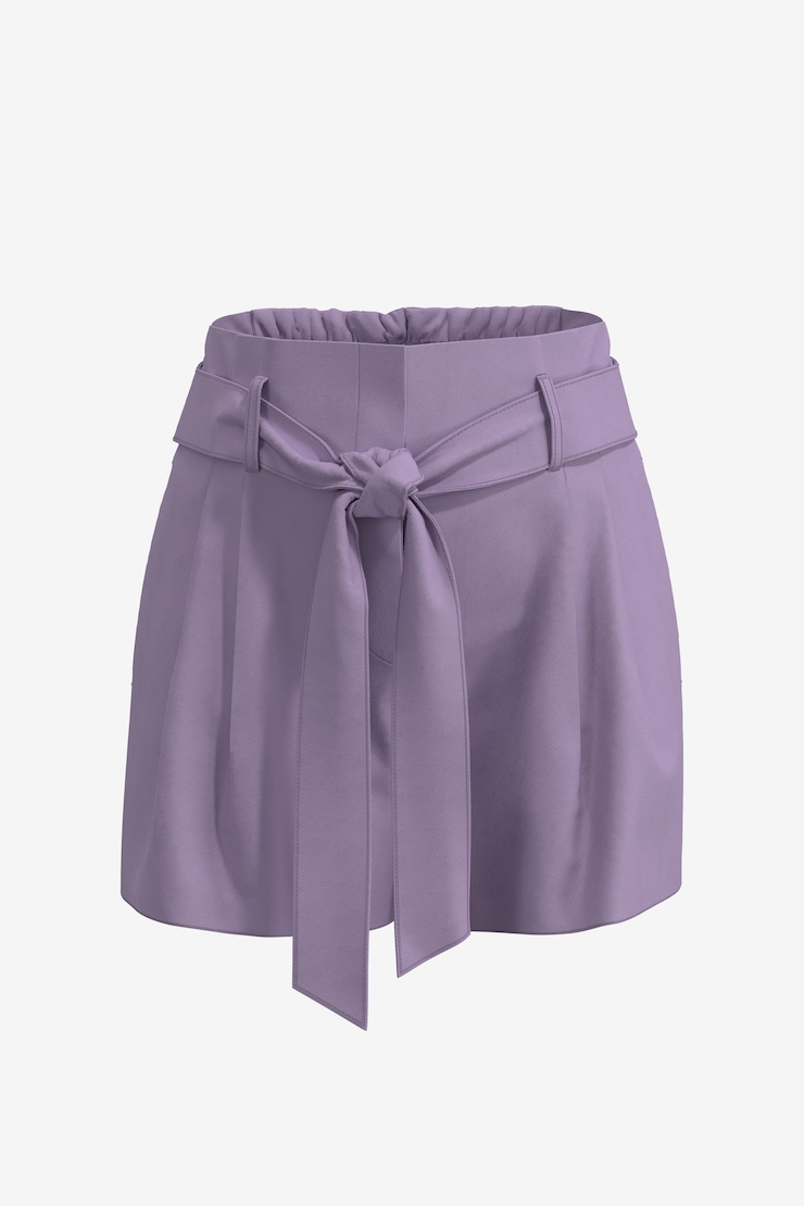 Milanda Paperbag Shorts Lavendula Purple large
