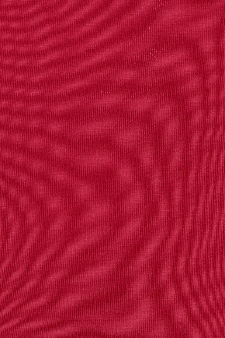 Smooth Open Neck Long Sleeve Tee