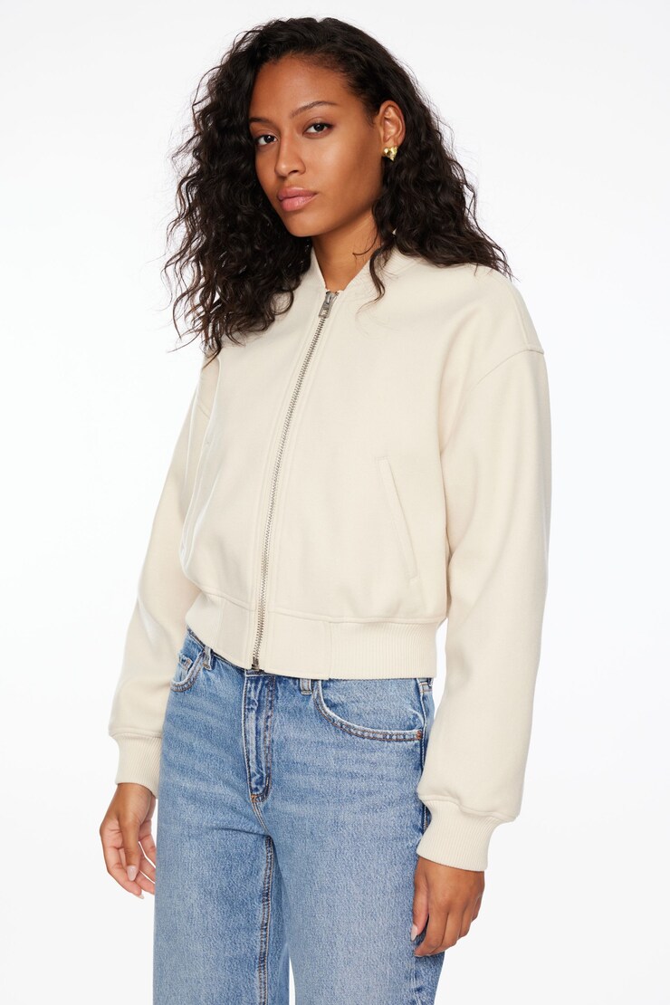 Bomber Jacket Rainy Day Beige large