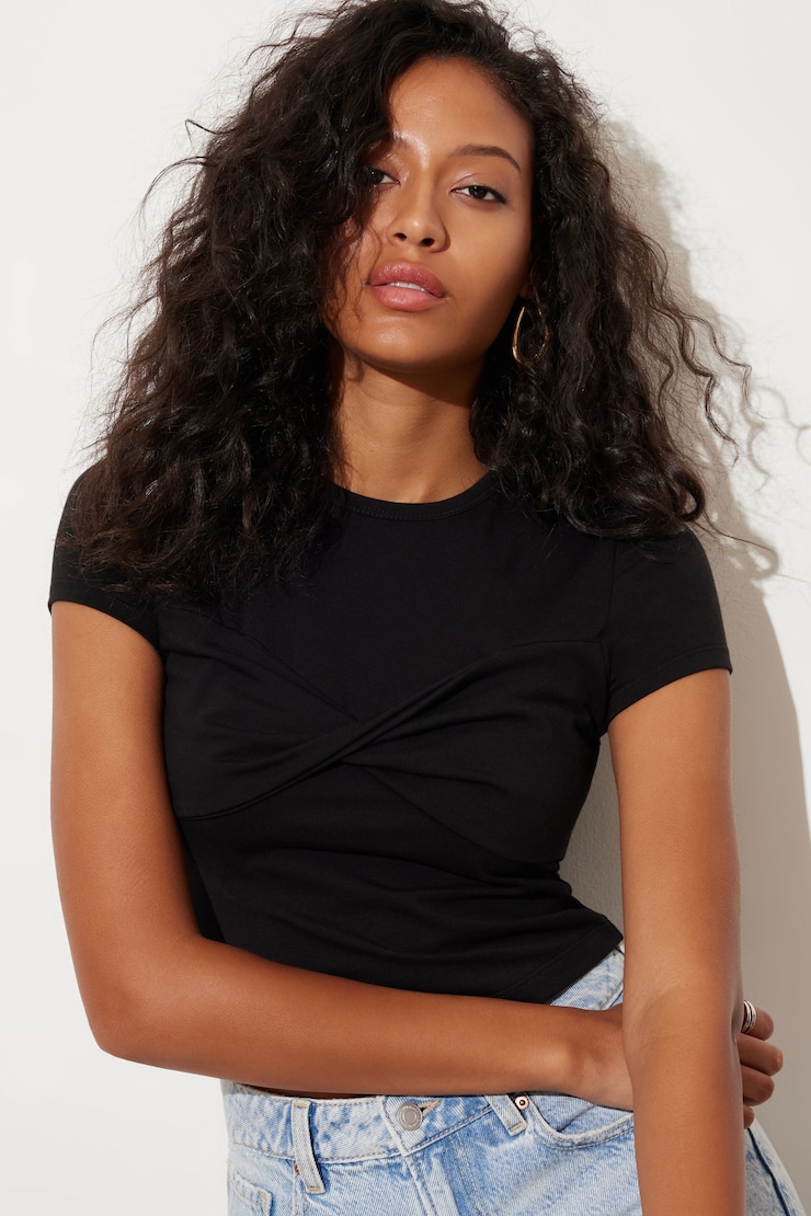 Short Sleeve Twist Tee