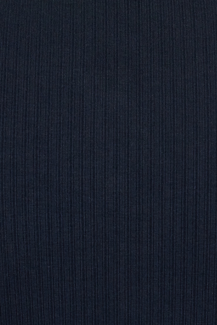 Rib Henley Top, Mariana Blue, large