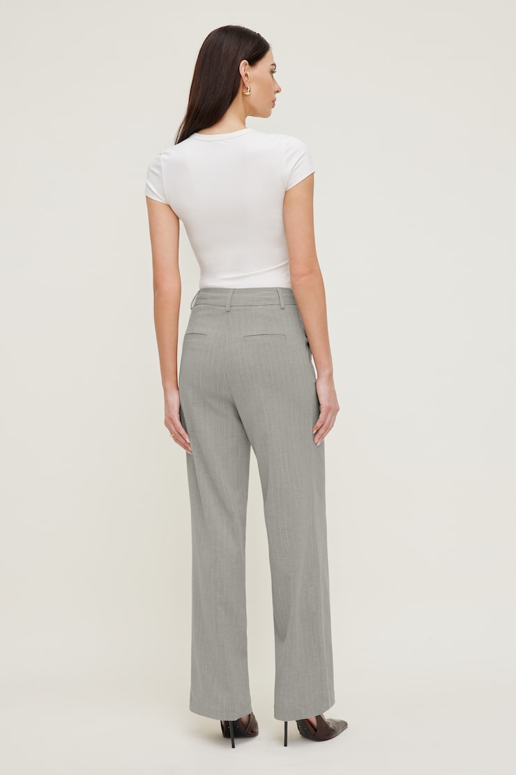 Alex Pinstripe Wide Leg Pants