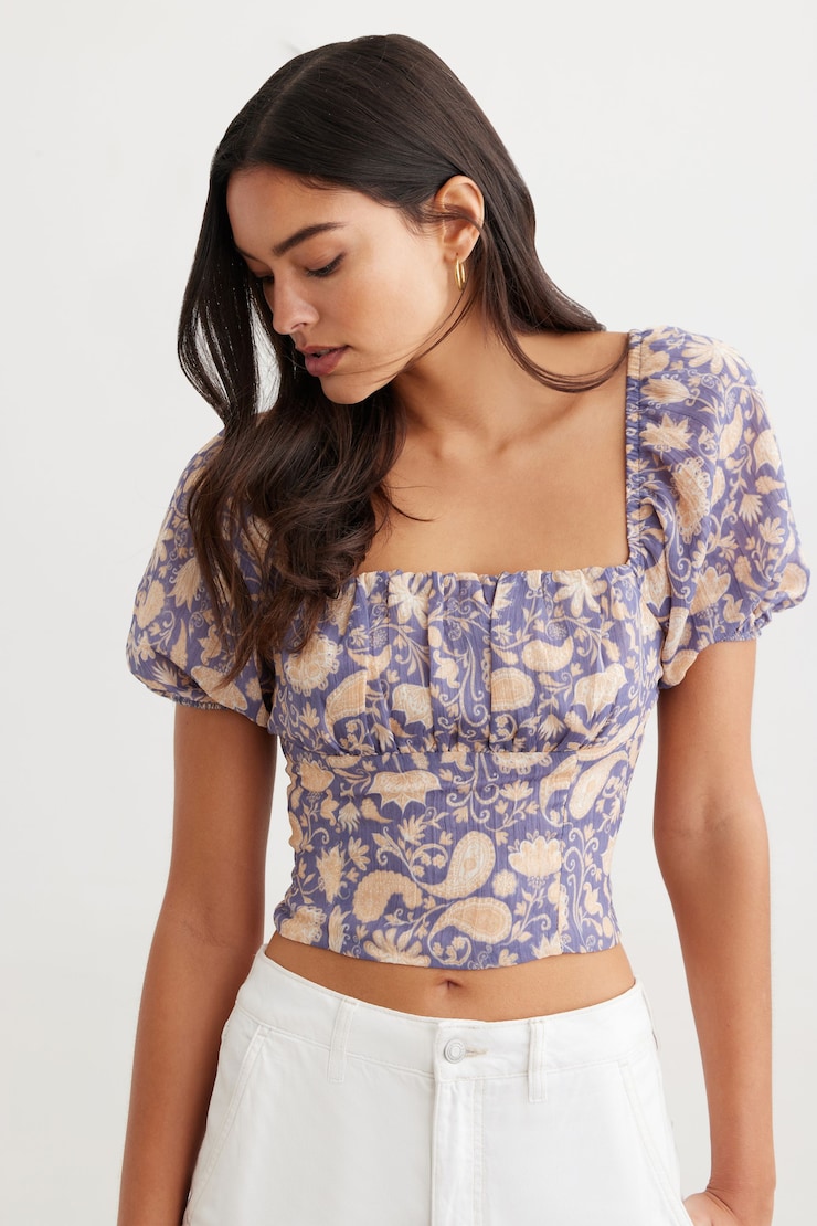 Ruched Bust Blouse