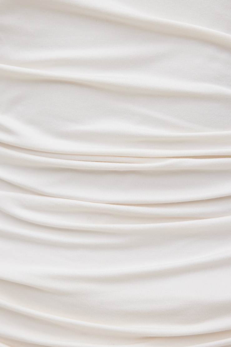 Draped Long Sleeve Top