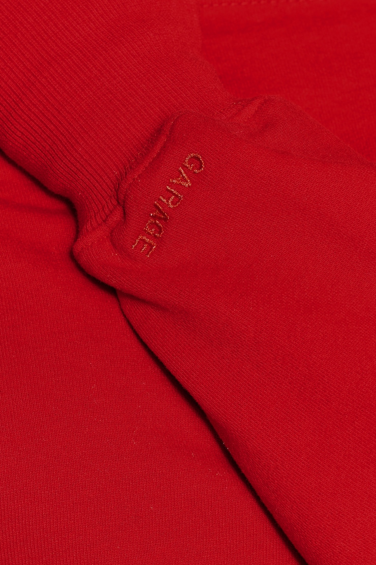 SoftTerry™ Rib Off Shoulder Sweater, Scarlet Flame Red, large